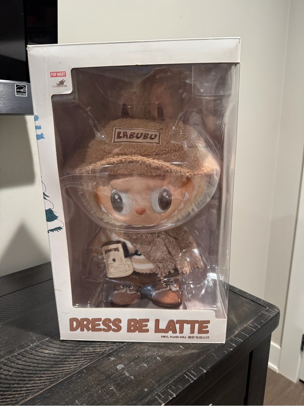Popmart The Monsters Labubu Dress Be Latte Plush Doll - comes with COA